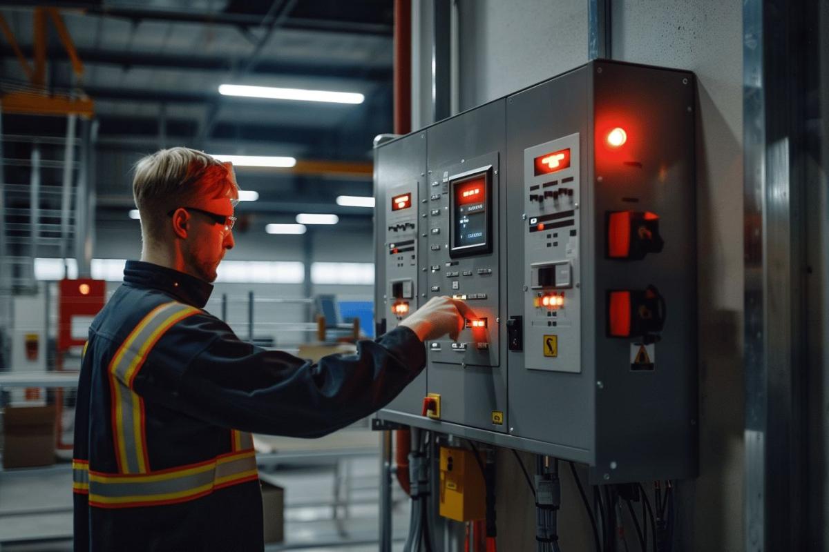 Installation et maintenance de systèmes de sécurité incendie : coffrets de commande et extinction automatique