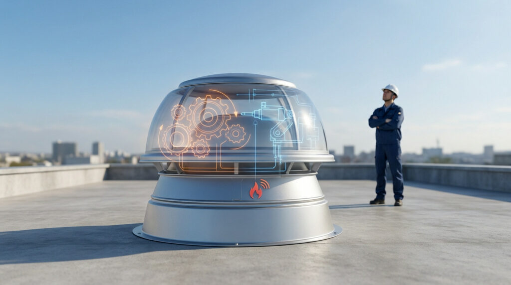 Fonctionnement d'une trappe de désenfumage : le décryptage 1 Alise SSI – Sécurité et Sérénité Assurée Alise Alise Alise SSI – Sécurité et Sérénité Assurée Fonctionnement d'une trappe de désenfumage : le décryptage https://alise-ssi.fr