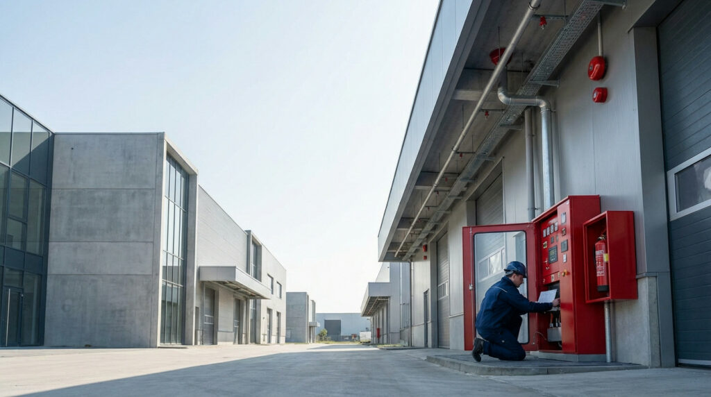 Protection incendie Vénissieux : Expert zone industrielle 19 Sécurité et Sérénité Assurée Alise SSI vérification annuelle de RIA par un technicien Rhône-Alpes, prestation Alise SSI