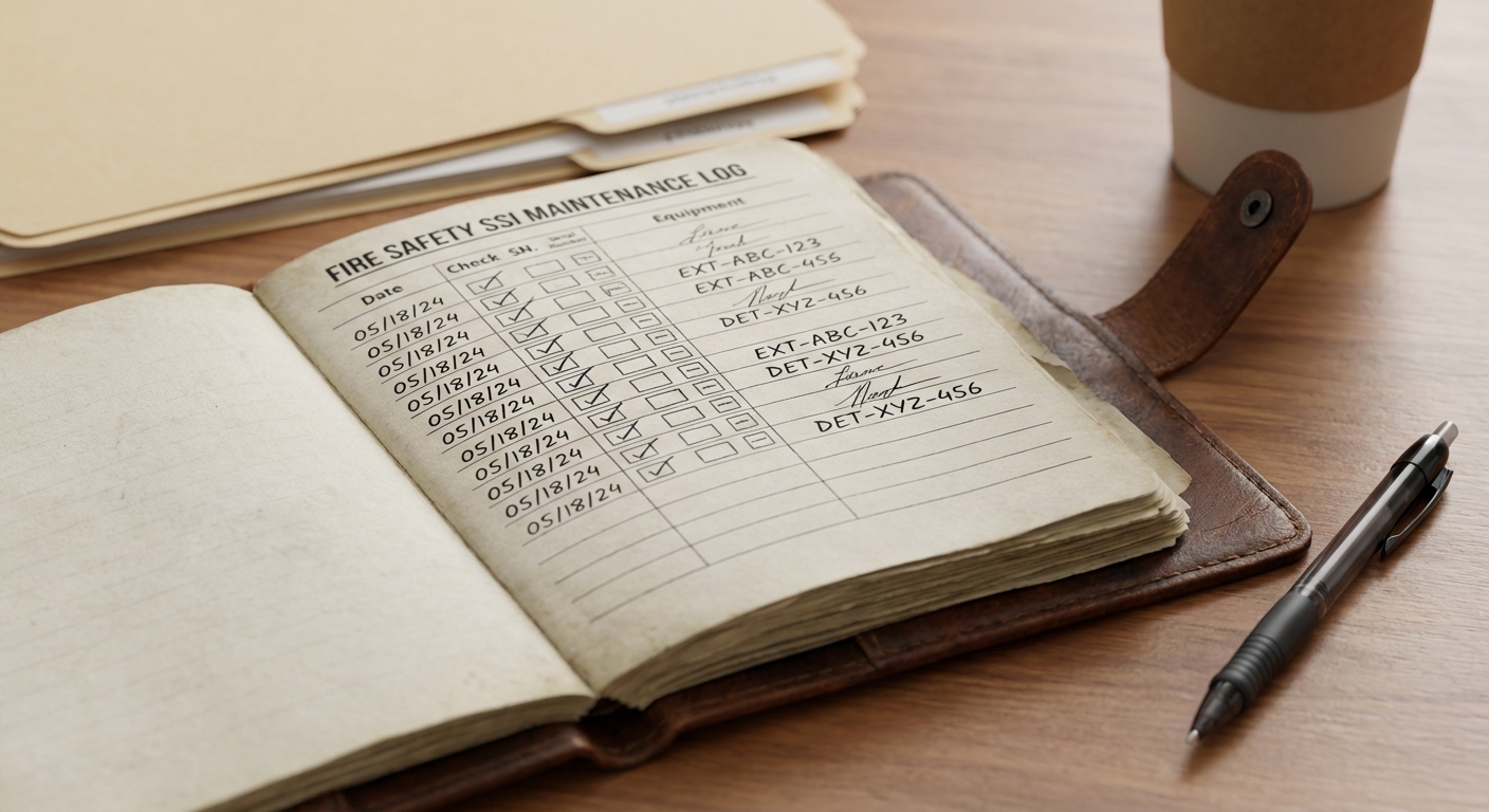 Maintenance SSI : checklist complète des vérifications obligatoires 3 Alise SSI – Sécurité et Sérénité Assurée Alise Carnet de suivi de maintenance SSI avec entrées et dates de vérification