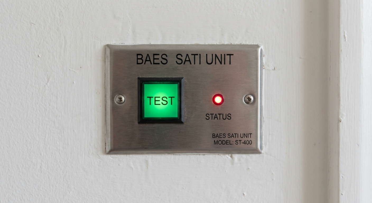 Réglementation des BAES et Code du travail : Tout ce que vous devez savoir 2 Alise SSI – Sécurité et Sérénité Assurée Alise BAES SATI avec bouton test et voyant LED