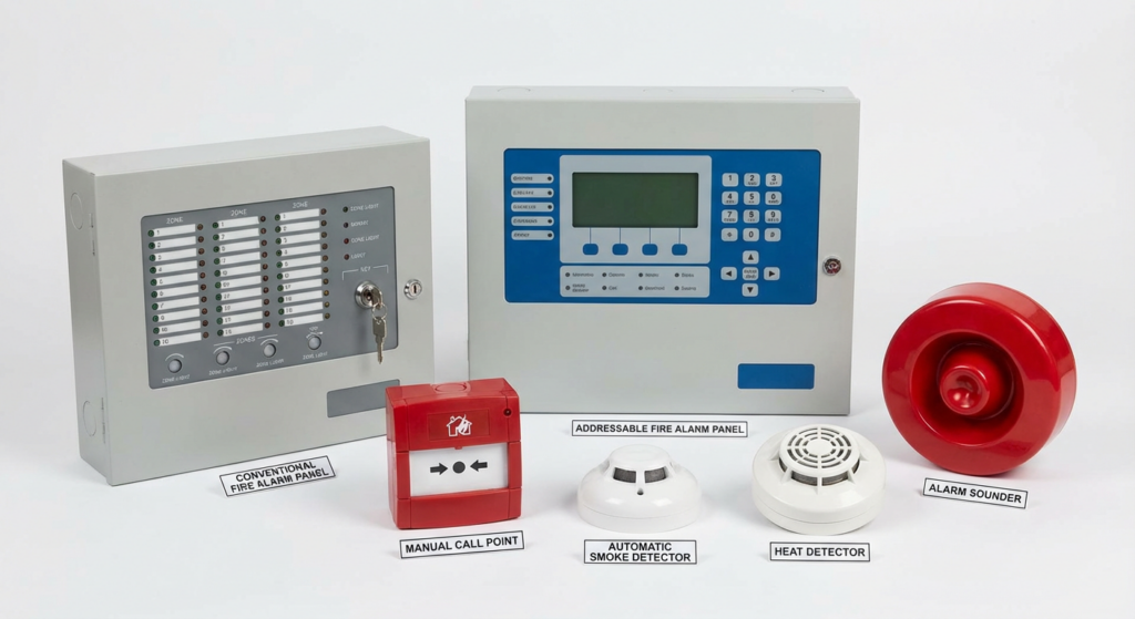 Centrale incendie : votre sécurité avec Alise SSI 5 Sécurité et Sérénité Assurée Alise SSI Differents types alarmes incendie ERP