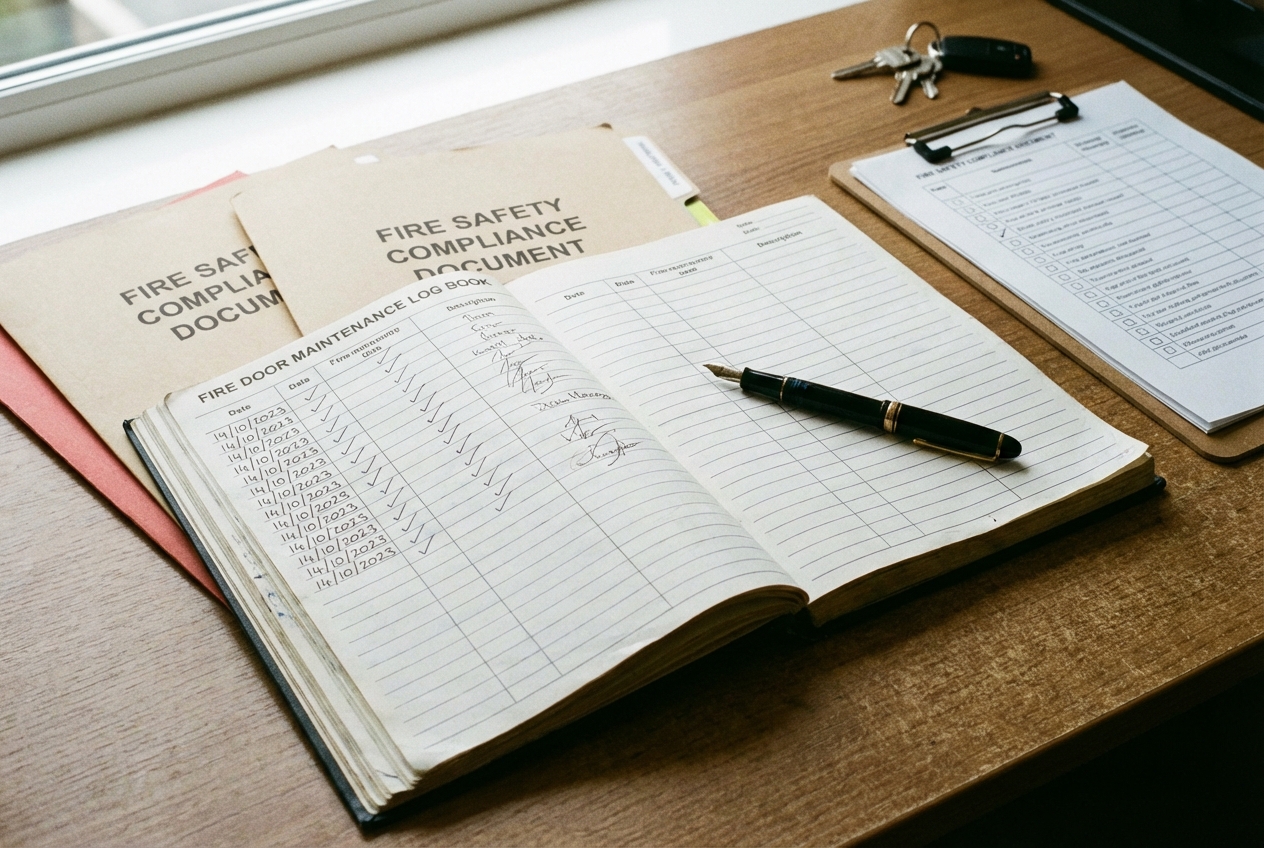 Entretien porte coupe-feu : obligations et fréquence de contrôle 4 Alise SSI – Sécurité et Sérénité Assurée Alise Carnet d'entretien de porte coupe-feu avec entrées d'inspection