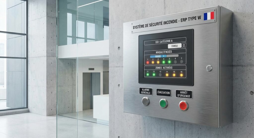Les 5 catégories de SSI (A à E) : quel système pour votre ERP ? 1 Sécurité et Sérénité Assurée Alise SSI Panneau de contrôle SSI dans un ERP