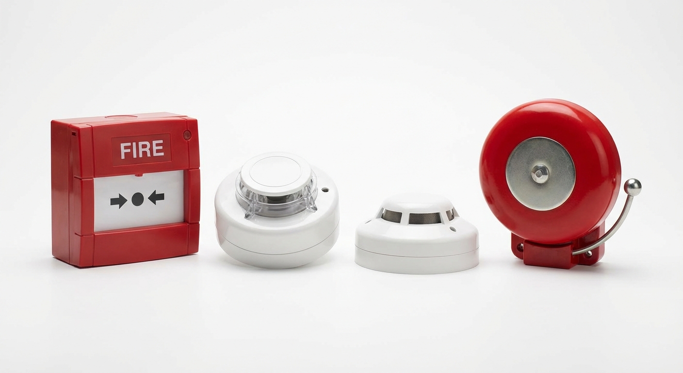 Centrale incendie : votre sécurité avec Alise SSI 1 Sécurité et Sérénité Assurée Alise SSI Quatre types equipements alarme incendie detecteur declencheur