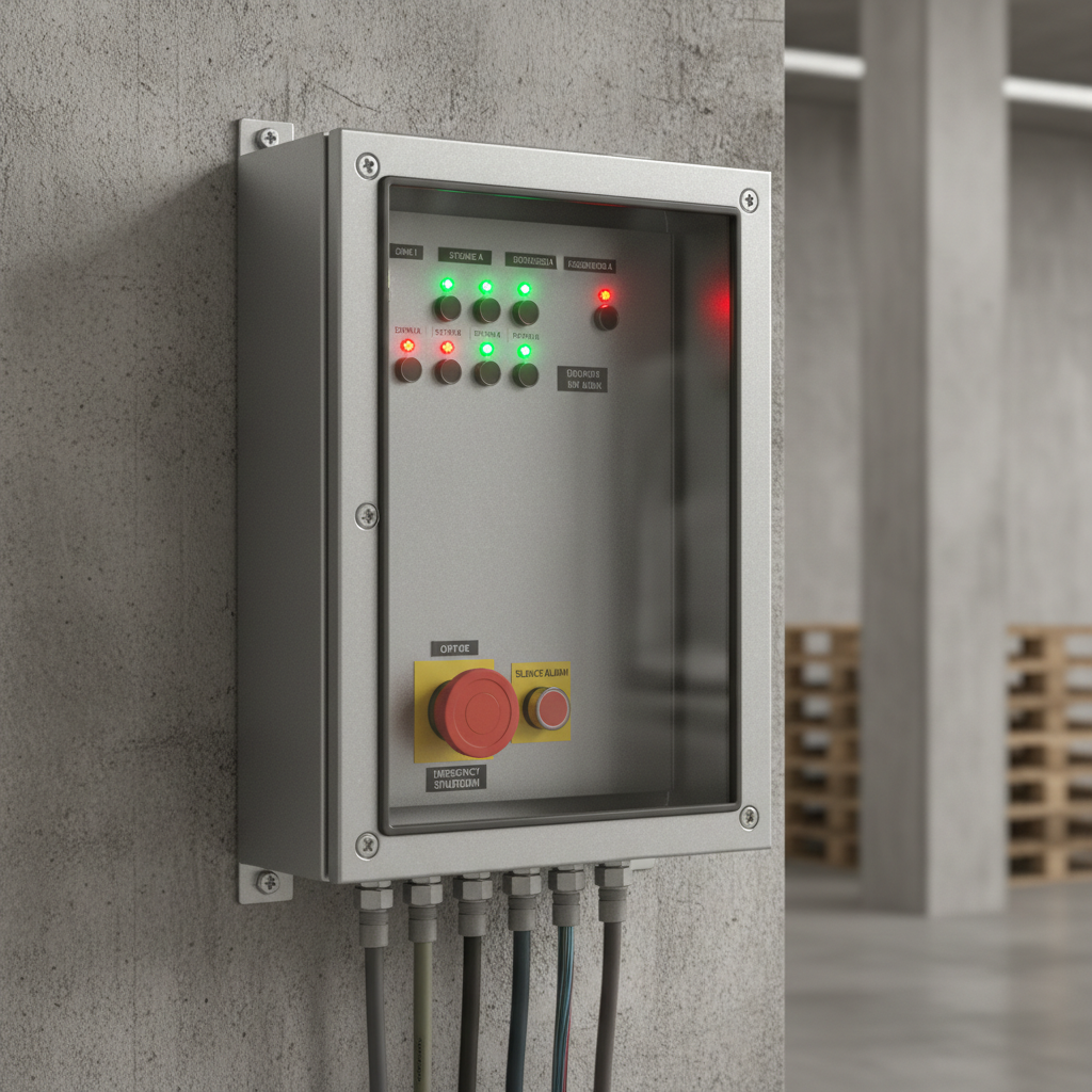 SSI catégorie B : quand et pourquoi l’installer ? 1 Sécurité et Sérénité Assurée Alise SSI Panneau de contrôle SSI de catégorie B avec zones de détection identifiées sur un mur de local technique